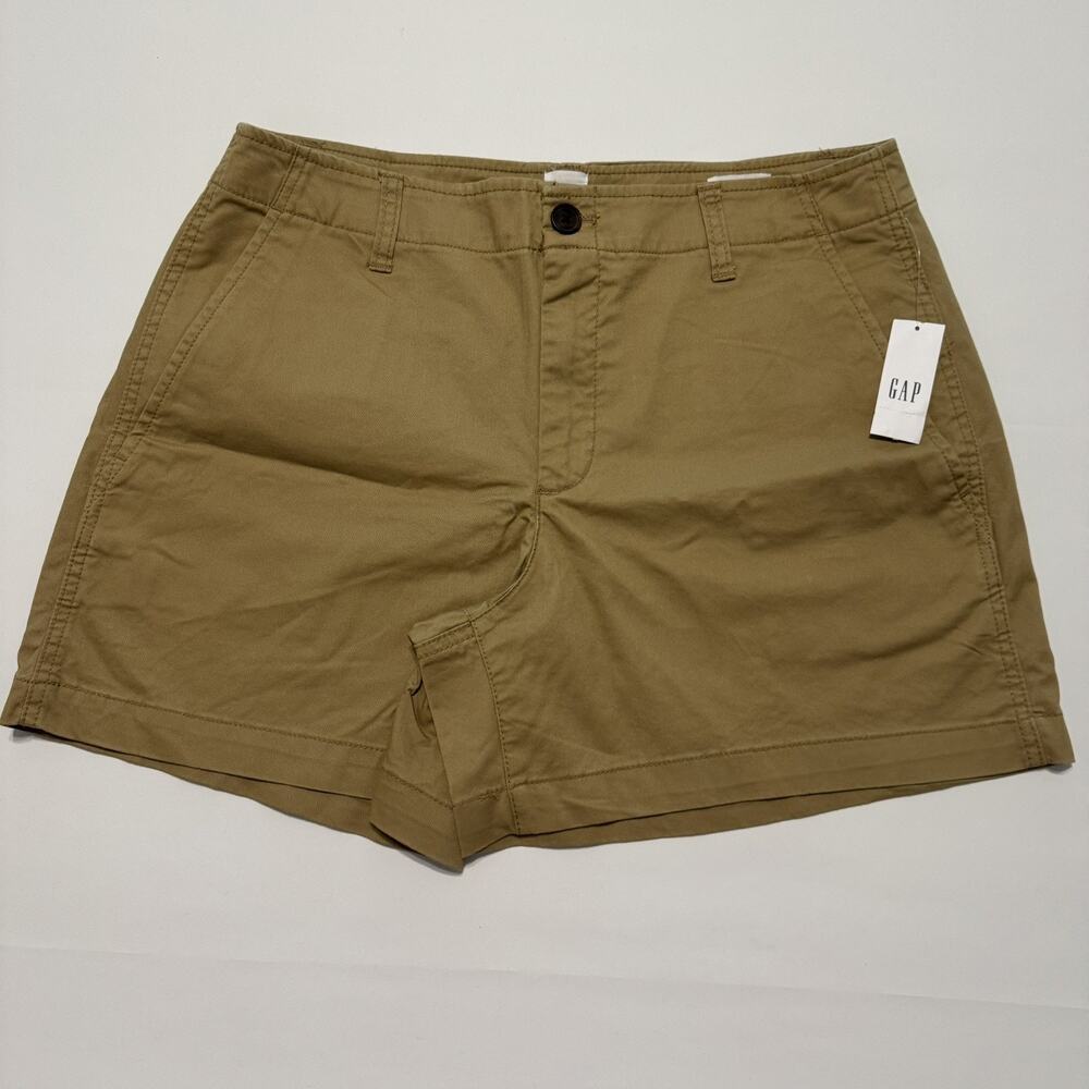 NEW WITH TAGS GAP DOWNTOWN KHAKI LADIES SHORTS SIZE 8 msrp $39.90